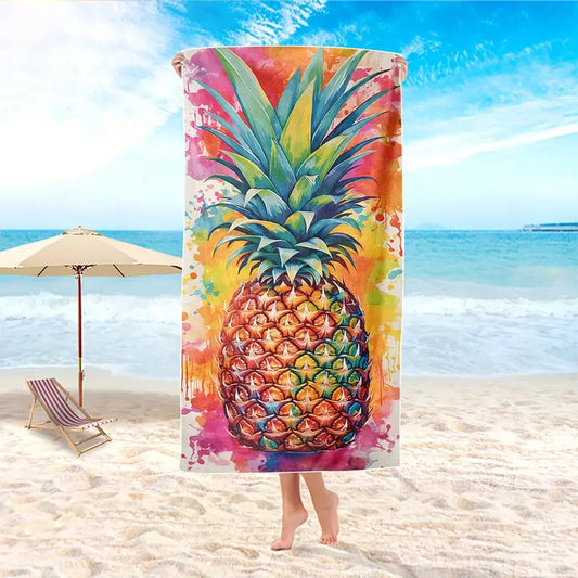 Pineapple Oversized Beach Towel $7.99 Free Shipping