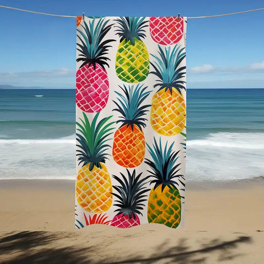 Pineapples Oversized Beach Towel $7.99 Free Shipping